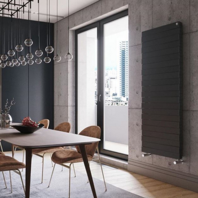 Радиаторы Royal Thermo PianoForte Tower 500 Noir Sable биметаллические,чёрные боковое подключение