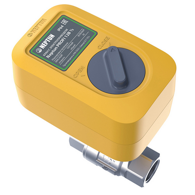 Кран шаровой с электроприводом Profi 12В 1" Neptun (Нептун) 2205804