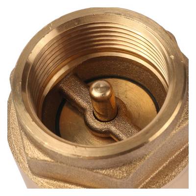 Обратный клапан с внутренней резьбой с металлическим затвором, латунь, Stout SVC-0001(11)