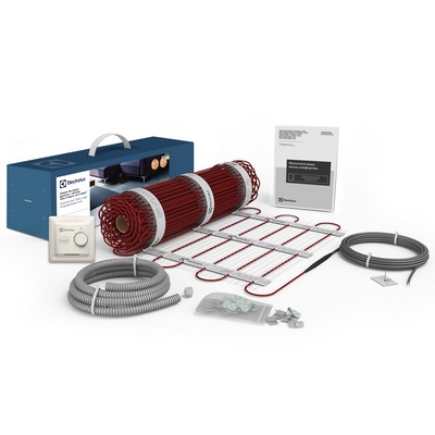 Мат нагревательный EASY FIX MAT EEFM 2-180-6 (самоклеящийся) c терморегулятором Electrolux, НС-1432031