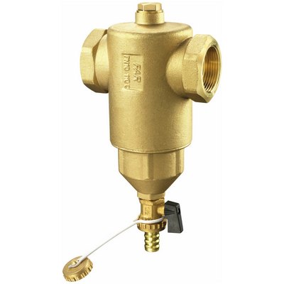 FAR Сепаратор шлама 11/4", сливной кран, отв. для воздухоотв.1/2"