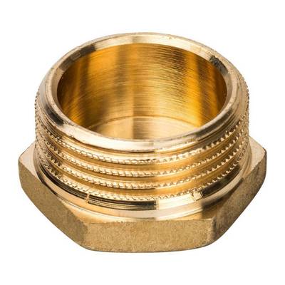 Заглушка (пробка) латунная НАРУЖНАЯ резьба НР 1/4" Stout SFT-0024-000014