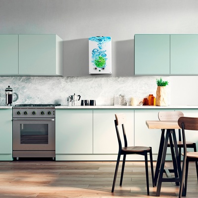 Водонагреватель газовый проточный Ballu Fiery Glass GWH 10 Lime