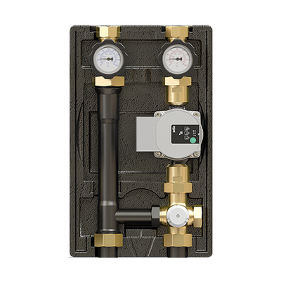 Группа насосная Ду25, с термостатическим смесителем и насосом Wilo Para 15-130/7 Elsen SmartBox 3.5 EFG25.33