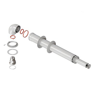 Комплект дымохода коаксиальный универсальный Ø60/100-1000 мм (+ old Navien Deluxe 75/100)