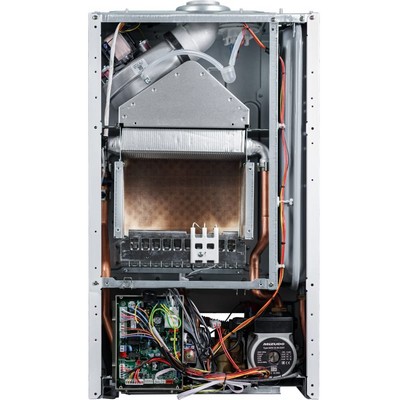 Котёл газовый Mizudo M24T с шиной OpenTherm голубая панель управления БП-00002080