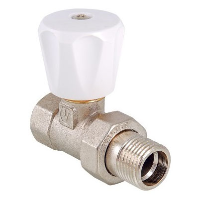 Кран для радиатора ручной прямой 1/2" Компакт Valtec VT.008.LN.04