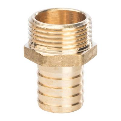 Штуцер латунный наружная резьба Stout