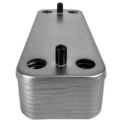 Теплообменник вторичный 16 пластин для котлов Ariston 65104333 1（17b1901626）Ariston Uno 995945 Beretta К8036, R8037Biasi BI1001101, BI1181122 E.C.A 7006991269 ELECTROLUX BI1181122 AA1011 Ferroli（)3