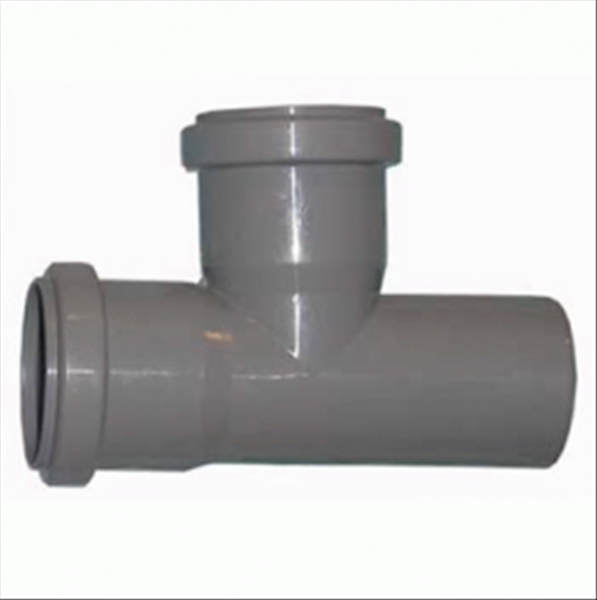 Тройник для внутренней канализации Ø50х50/87° серый HT Ostendorf 112400