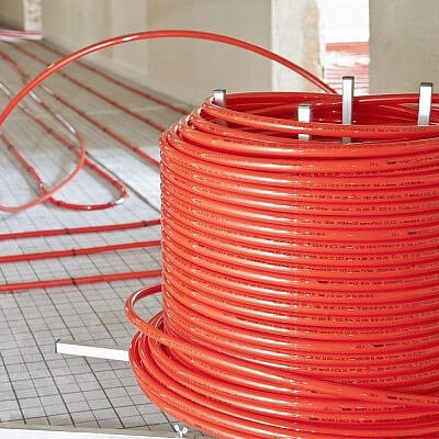 Рехау Труба PEX-а Rautherm S с кислородным барьером, красная (цена за 1 м)