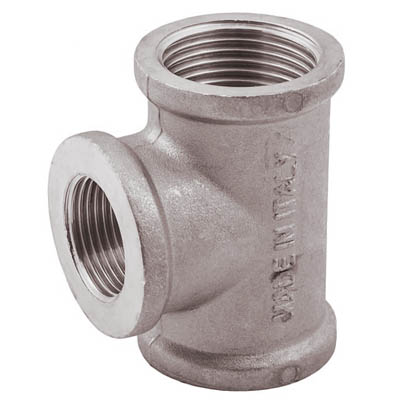 Тройник переходной с внутренней резьбой Elsen TIN латунь