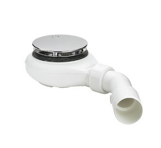 Сифон для душевого поддона D=90 мм 11/2"х40/50 пластик Viega 634100