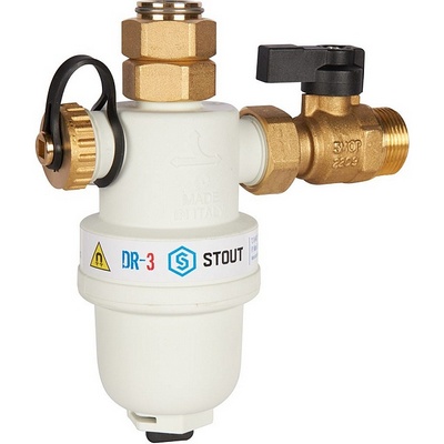 Stout Сепаратор шлама магнит. 3/4" для настенных котлов