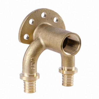 Водорозетка Ø16х1/2" U-профиль для труб из сшитого полиэтилена Латунь MVI SF.635.040404