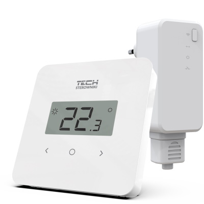 Терморегулятор беспроводной ST-T-2.2 непрограммируемый Tech серия 5/10 с датчиком влажности