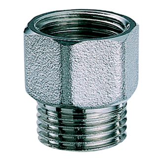 Переходник внутренняя/наружная резьба хром FAR латунь