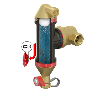 Flamco Сепаратор воздуха и шлама Flamcovent Clean Smart 3/4"