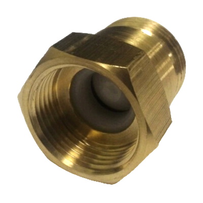 Обратный клапан шаровой внутренняя/НАРУЖНАЯ резьба, латунь, Апогей