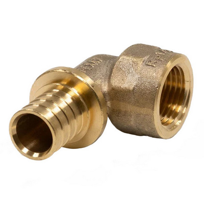 Угол переходной с внутренней резьбой для труб из сшитого полиэтилена Рехау Rautitan MX DZR латунь