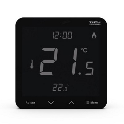 Терморегулятор проводной двухпозиционный суточный ST-T-3.1 Tech серия 5/10, с датчиком  влажности