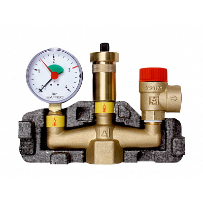 Группа безопасности котла вн 1" 3 бар до 50 кВт в теплоизол. Afriso KSG