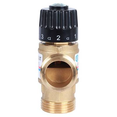 Термостатический клапан с боковым смешением 1" НАР Kvs=2,5 м³/час Stout SVM-0120