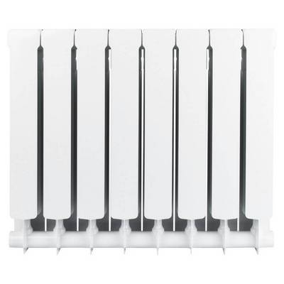 Радиатор отопления Stout Space 500 8 секций биметаллический секционный боковое подключение SRB-0310-050008