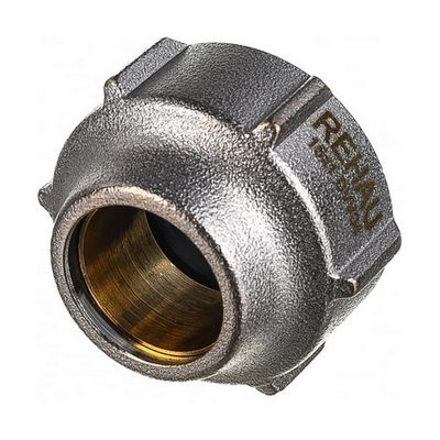 Соединитель коллекторный обжимной Rehau/Рехау Ø15х3/4" ЕК евроконус для медной трубы 12406011003