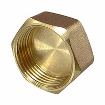 Заглушка латунная внутренняя резьба Tim