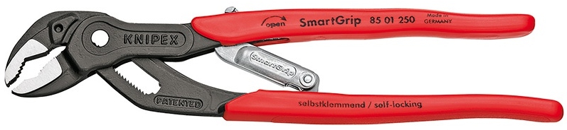 Клещи сантехнич. с  автомат. регулировкой под размер "SMARTGRIP" L=250 мм., KNIPEX