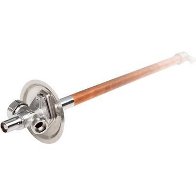 Незамерзающий кран латунный 15х3/4" L=250-450 мм, ключ с антисифоном Arrowhead Euro, 151111