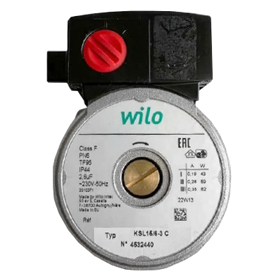 Двигатель циркуляционного насоса Wilo KSL-15/6-3C (по часовой стрелке) (0020094635, 0020094635.DVA, 0020078492.DVA, 453244, 4533925)