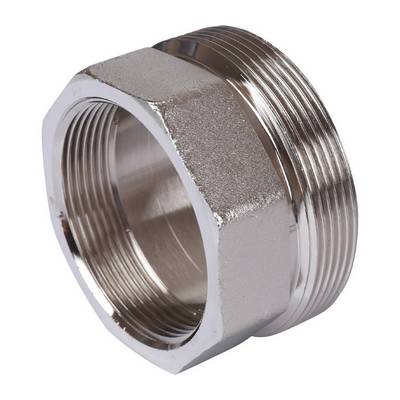 Американка латунная внутренняя/наружная резьба никелированная Stout