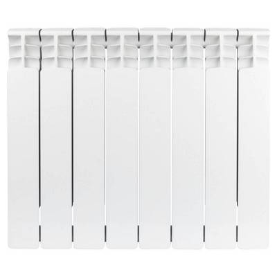 Радиатор отопления Stout Space 500 8 секций биметаллический секционный боковое подключение SRB-0310-050008