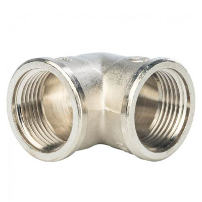 Угол внутренняя/внутренняя резьба Elsen TIN латунь