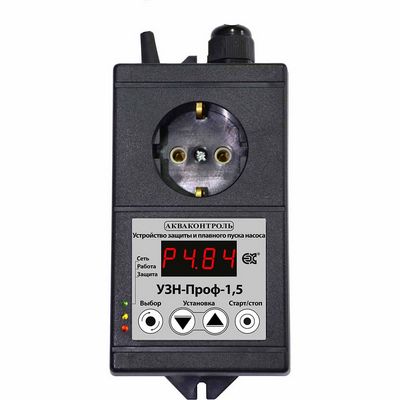 Устройство защиты насоса программируемое УЗН-1,5 Проф (для насосов 1,5 кВт) Extra Акваконтроль 5636001030