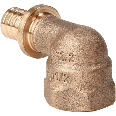 Угол переходной с внутренней резьбой для труб из сшитого полиэтилена Рехау Rautitan RX+ Бронза