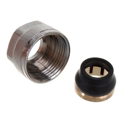 Соединитель коллекторный обжимной Elsen Ø15х3/4" ЕК евроконус для медной трубы EFB01.15Cu-EK