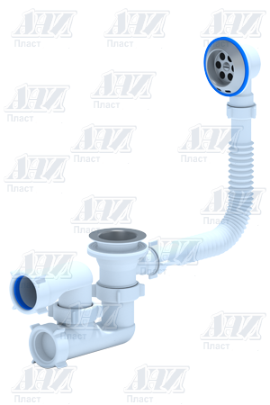Сифон для ванны 11/2х40 пластик АНИ пласт Е250