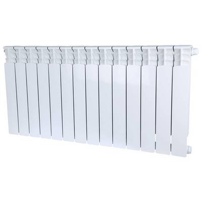 Радиатор отопления Stout Space 500 14 секций биметаллический секционный нижнее подключение SRB-0320-050014