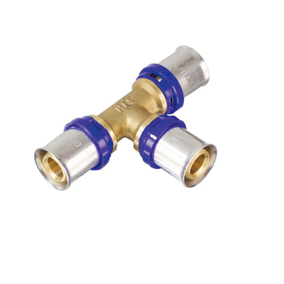 Тройник Ø16 пресс для металлопластиковых труб Tim F-T1616