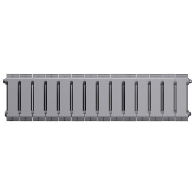 Радиаторы Royal Thermo PianoForte 200 биметаллические, серебристые боковое подключение