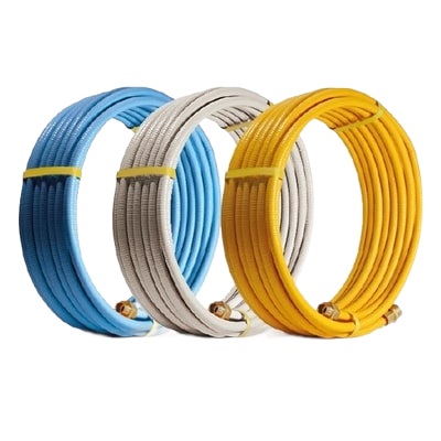 Труба гофрированная из нержавеющей стали Lavita отожжённая в оболочке(цена за 1м)