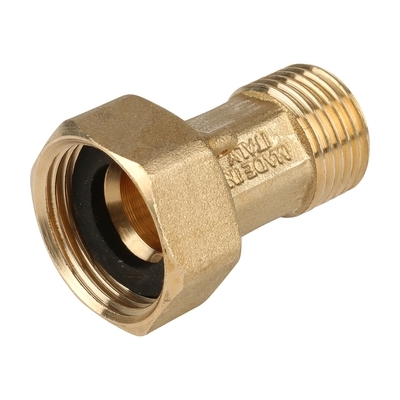 Соединение латунное с НАКИДНОЙ ГАЙКОЙ для счётчика внутренняя/НАРУЖНАЯ резьба ВН 3/4"х1/2" Itap 15