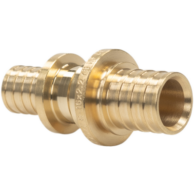 Муфта соединительная переходная для труб из сшитого полиэтилена Рехау Rautitan MX DZR латунь