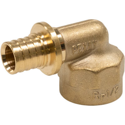 Угол переходной с внутренней резьбой для труб из сшитого полиэтилена Рехау Rautitan MX DZR латунь