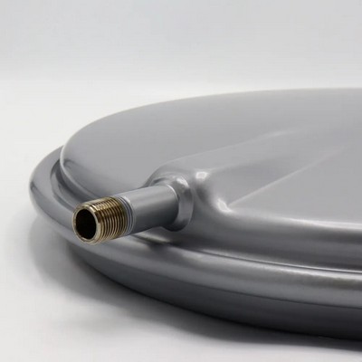 Расширительный бак 6 л с переходником 3/8" для котлов Vaillant, круглый серый (0020020019, 181061, 181057, 2406800), ET-ROU-6L-G3/8/181061P