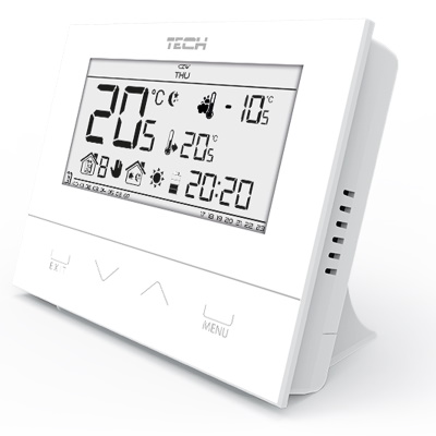 Терморегулятор проводной двухпозиционный программируемый ST-292v3 Tech серия 5/10, с датчиком  влажности