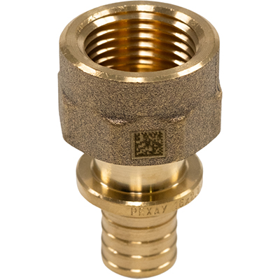 Переходник с внутренней резьбой для труб из сшитого полиэтилена Рехау Rautitan MX DZR латунь